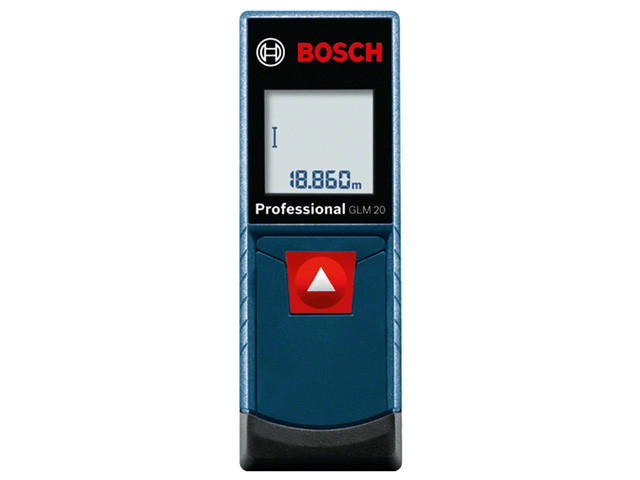 Дальномер лазерный BOSCH GLM 20 в блистере (0.15 - 20 м, +/- 3 мм/м, IP 54) - фото 1 - id-p214844370