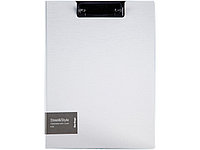 Папка-планшет с зажимом BERLINGO Steel&Style A4 пластик (полифом) белая