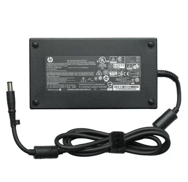 Оригинальное зарядное устройство для ноутбука HP 19V 10.3A 200W (7.4x5.0) - фото 1 - id-p214846362