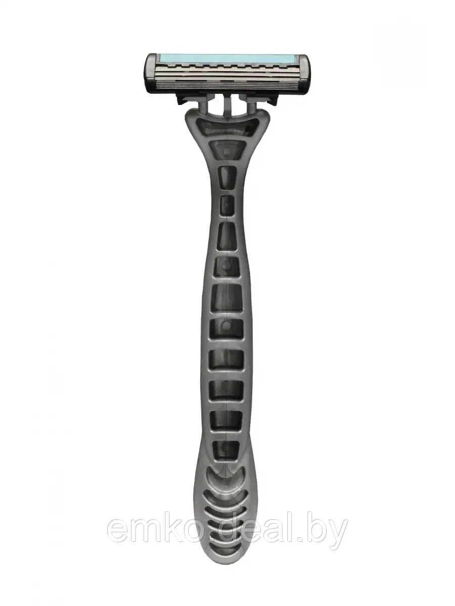 Станок бритвенный одноразовый KODAK Disposable RAZOR MAX 3 серебристо-чёрные 3 лезвия, 5 шт - фото 4 - id-p214849277