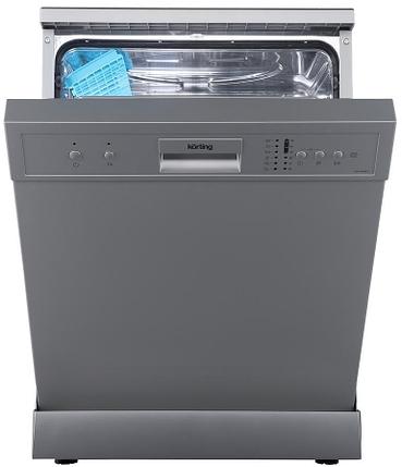 Посудомоечная машина KORTING KDF 60240 S, 60 см, А++/A/A, электронное управление, 6 программ: нормальная, ЭКО,, фото 2