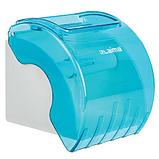 Диспенсер для бытовой туалетной бумаги LAIMA, тонированный голубой. Цена без НДС., фото 4