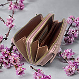 Сумкa жeнская малeнькая клатч вечeрний сумoчка черeз плечo (розовая), фото 3