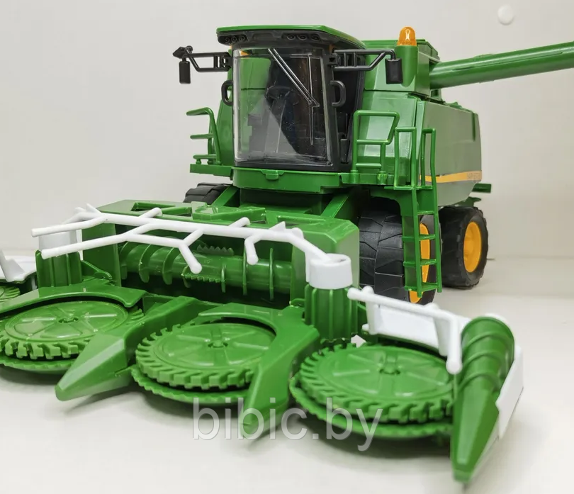 Детский инерционный большой Комбайн трактор с выгрузкой зерна для мальчиков, машинка, игрушка для детей - фото 3 - id-p214867482