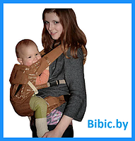 Детский рюкзак-кенгуру серии "в помощь маме", слинг 3 в 1 для переноски малыша, эргорюкзак-хипсит для ребенка