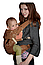 Детский рюкзак-кенгуру серии "в помощь маме", слинг 3 в 1 для переноски малыша, эргорюкзак-хипсит для ребенка, фото 2