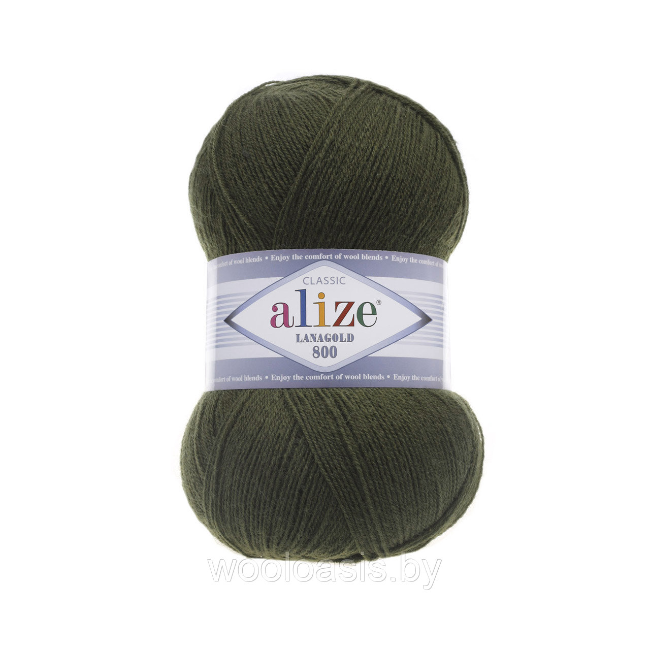 Пряжа Alize Lanagold 800, Ализе Ланаголд 800, турецкая, шерсть с акрилом, для ручного вязания (цвет 29)
