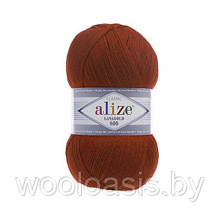Пряжа Alize Lanagold 800, Ализе Ланаголд 800, турецкая, шерсть с акрилом, для ручного вязания (цвет 36)