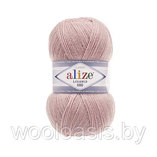 Пряжа Alize Lanagold 800, Ализе Ланаголд 800, турецкая, шерсть с акрилом, для ручного вязания (цвет 161)