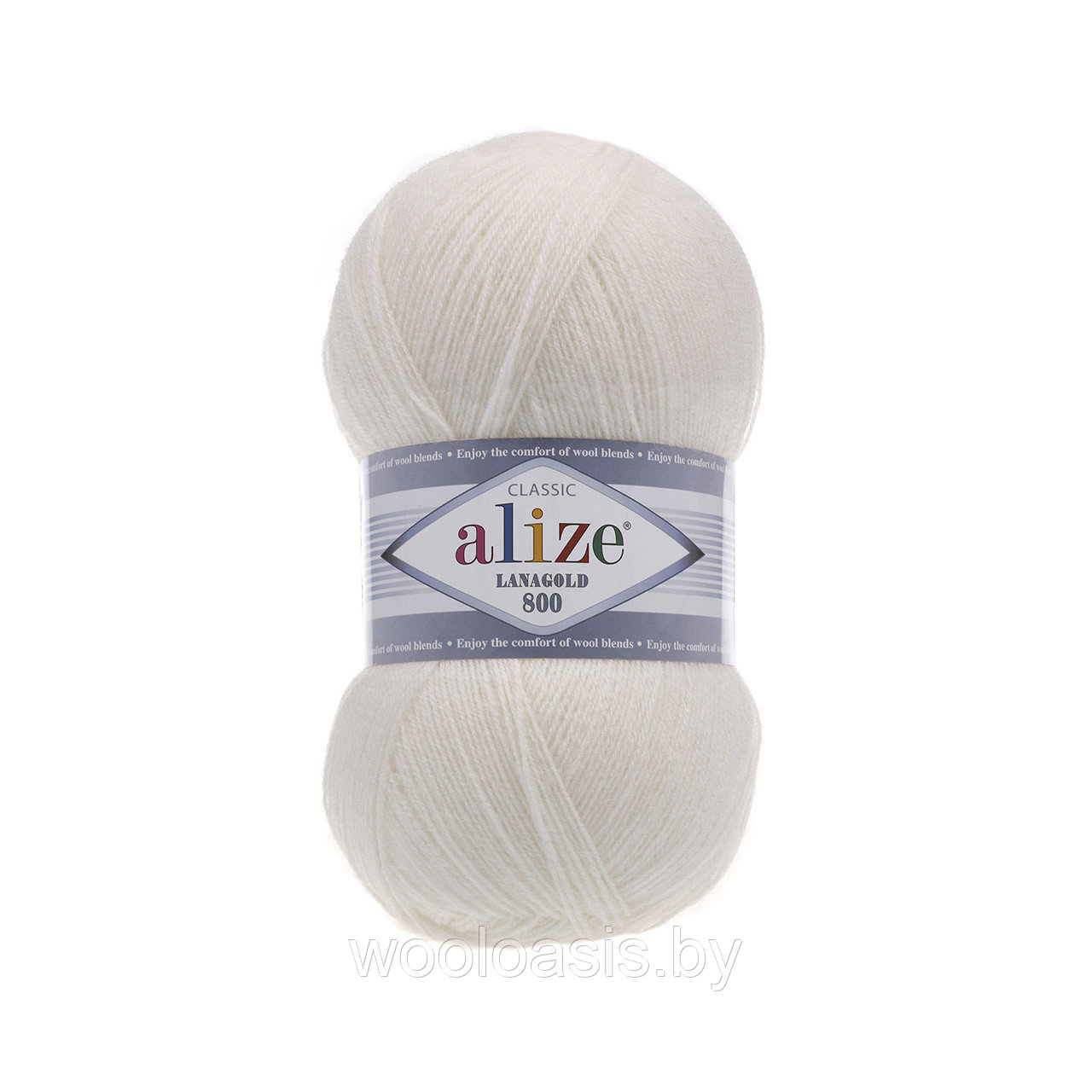 Пряжа Alize Lanagold 800, Ализе Ланаголд 800, турецкая, шерсть с акрилом, для ручного вязания (цвет 450)