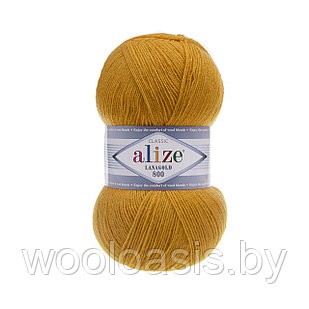 Пряжа Alize Lanagold 800, Ализе Ланаголд 800, турецкая, шерсть с акрилом, для ручного вязания (цвет 645)