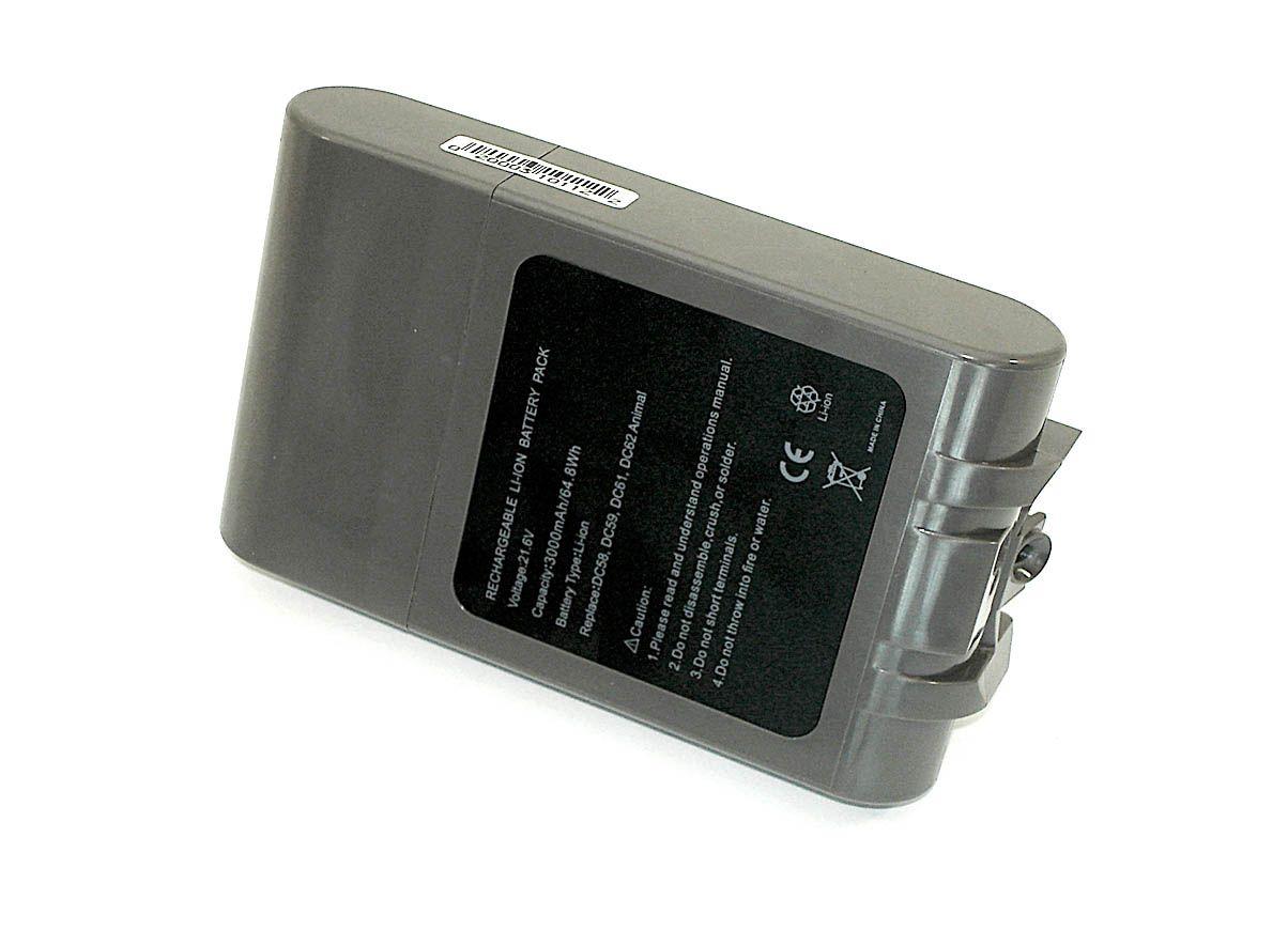 Аккумулятор (батарея) для пылесоса Dyson DC58, DC59, DC61, Animal DC62, 21.6V, 3000mAh - фото 2 - id-p214871454