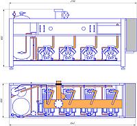 Холодильная Машина ХМ-(ПК)ВКВО. О10-55-4x DMZL 4YD-8.2-K45.