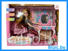 Детская кукла Барби с аксессуарами и платьями LL531B, Barbie детский игровой набор кукол для девочек