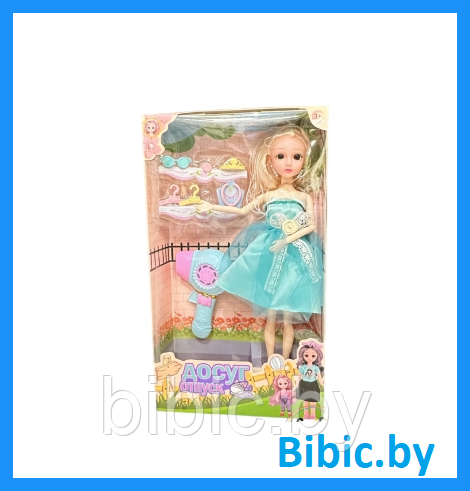 Детская кукла Барби с аксессуарами 2268-1, Barbie детский игровой набор кукол для девочек