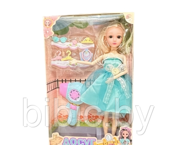 Детская кукла Барби с аксессуарами 2268-1, Barbie детский игровой набор кукол для девочек - фото 3 - id-p214874349