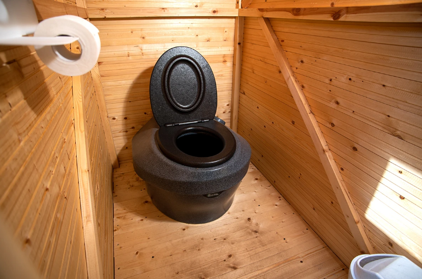 Компостный туалет Rostok Комфорт черный гранит - фото 10 - id-p214682447