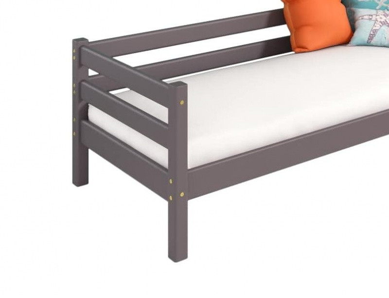 Кровать Соня с защитой по периметру - вариант 2 (2 варианта цвета) фабрика МебельГрад - фото 3 - id-p94998753