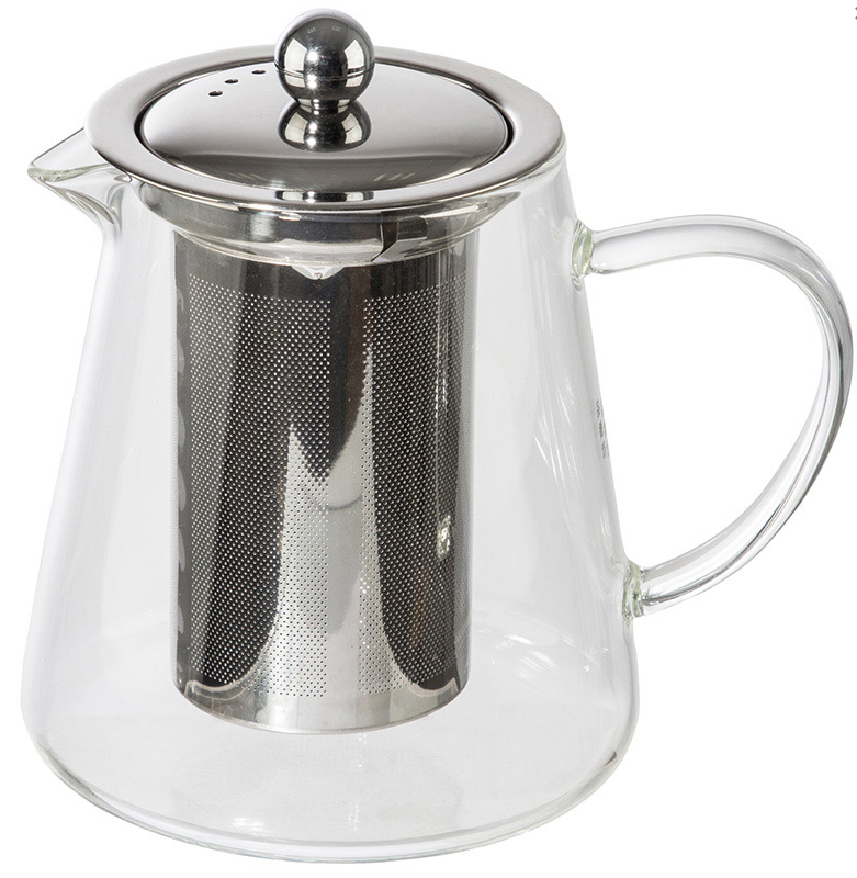 Чайник заварочный AROMA, объем:750 мл (боросиликатное стекло, нерж. сталь) Leonord - фото 4 - id-p214881576