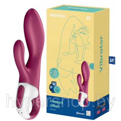 Смарт-вибратор для точки G с клиторальным стимулятором Satisfyer Heated Affair