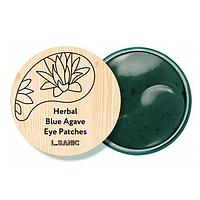 Гидрогелевые патчи с экстрактом голубой агавы L'SANIC Herbal Blue Agave Hydrogel Eye Patches,60 шт