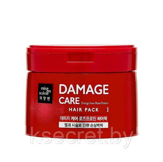 Восстанавливающая маска MISE EN SCENE для поврежденных волос Damage Care Hair Pack 150 мл - фото 1 - id-p214883340