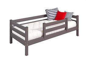 Кровать Соня с защитой по центру - вариант 4 (2 варианта цвета) фабрика МебельГрад