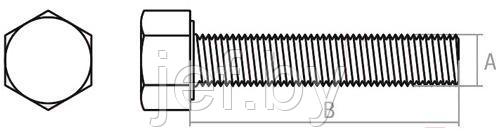 Болт М16х150 мм шестигранный цинк (5 кг) STARFIX SMV1-23603-5 - фото 3 - id-p197852612