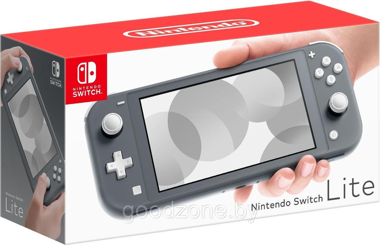 Игровая приставка Nintendo Switch Lite (серый) - фото 1 - id-p214882928