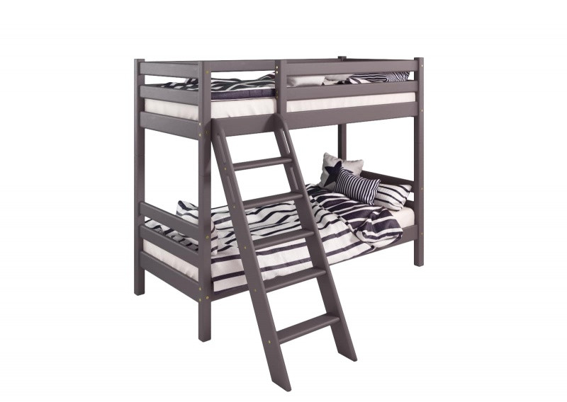 Двухъярусная кровать Соня с наклонной лестницей - вариант 10 (2 варианта цвета) фабрика МебельГрад - фото 3 - id-p95042087