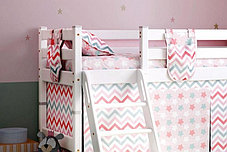 Кровать-чердак Соня низкая с наклонной лестницей  - вариант  12 (2 варианта цвета) фабрика МебельГрад, фото 2