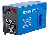 Инвертор сварочный SOLARIS MMA-200I (20-200 А;70В; электроды 1.6-4.0 мм;вес 3.4 кг)(Уценка.Помята упак), фото 3