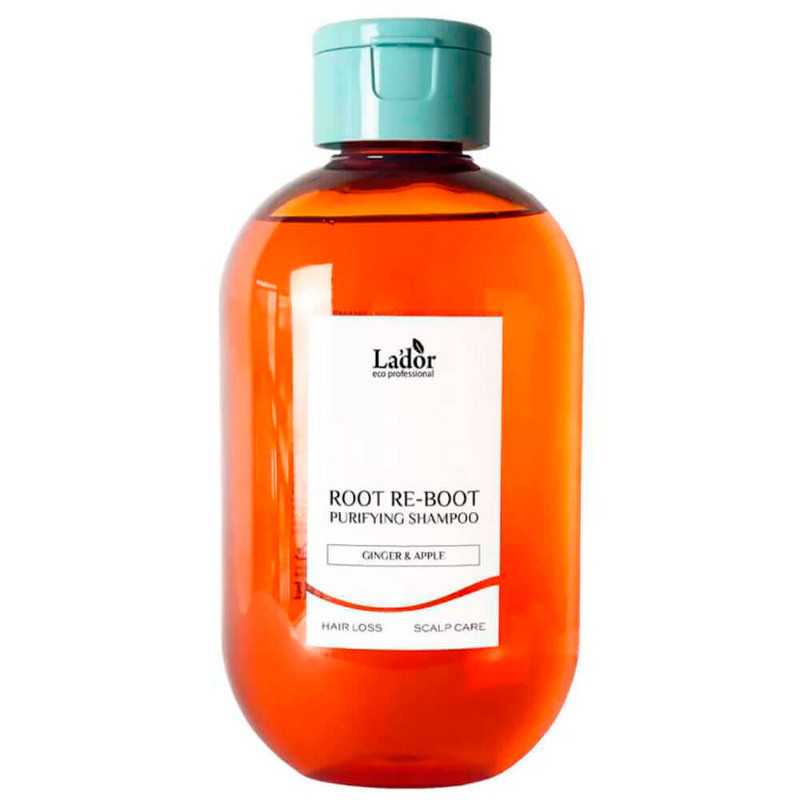 Шампунь для чувствительной кожи головы Lador Root Re-Boot Purifying Shampoo Ginger Apple 300мл