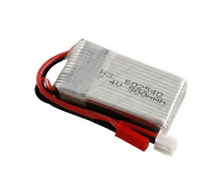 Аккумулятор 602540 500mAh высокотоковый - ET 2S-LP602540-20CJ, 7.4V, Li-Pol (подходит для квадрокоптеров) - фото 1 - id-p214884690