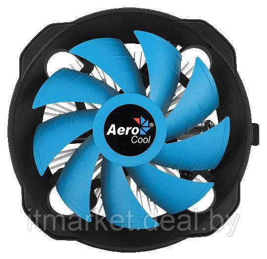 Вентилятор Aerocool BAS U-PWM (SocAll, 1000-2000rpm, 29.9 - 59.8cfm, 14.8-26.3dB, 4pin, 110W) - фото 1 - id-p214884838