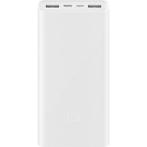 Внешний аккумулятор 20000mAh - Xiaomi Mi Power Bank 3 PLM18ZM, 5-12V, 3A, 2xUSB + Type-C, белый - фото 4 - id-p64978606