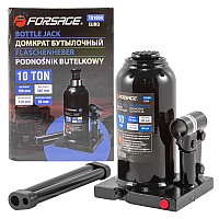 Домкрат бутылочный с клапаном, 10 тонн, Forsage F-T91004 (Euro)