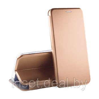 Чехол-книжка KST Book Case 3D с визитницей для Xiaomi 13 Lite (2023) золотой