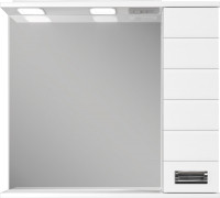 Шкаф с зеркалом для ванной Домино Cube 65 - фото 2 - id-p214907017