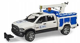 Игрушка Bruder Сервисный грузовик RAM 2500 с маячком, 02509