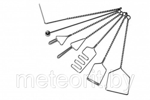 Постановочные зонды ЭКО на витых ручках с колечком (с металлическим шариком). Комплект из 7 зондов