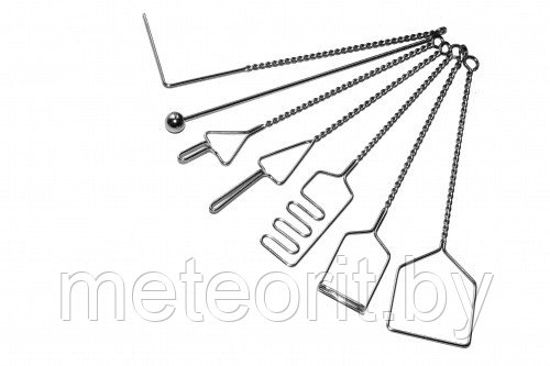 Постановочные зонды ЭКО на витых ручках с колечком (с металлическим шариком). Комплект из 7 зондов - фото 1 - id-p150653819