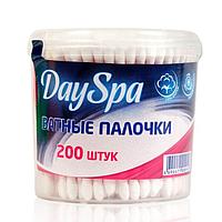 Day Spa ватные палочки в стакане роз. 200шт