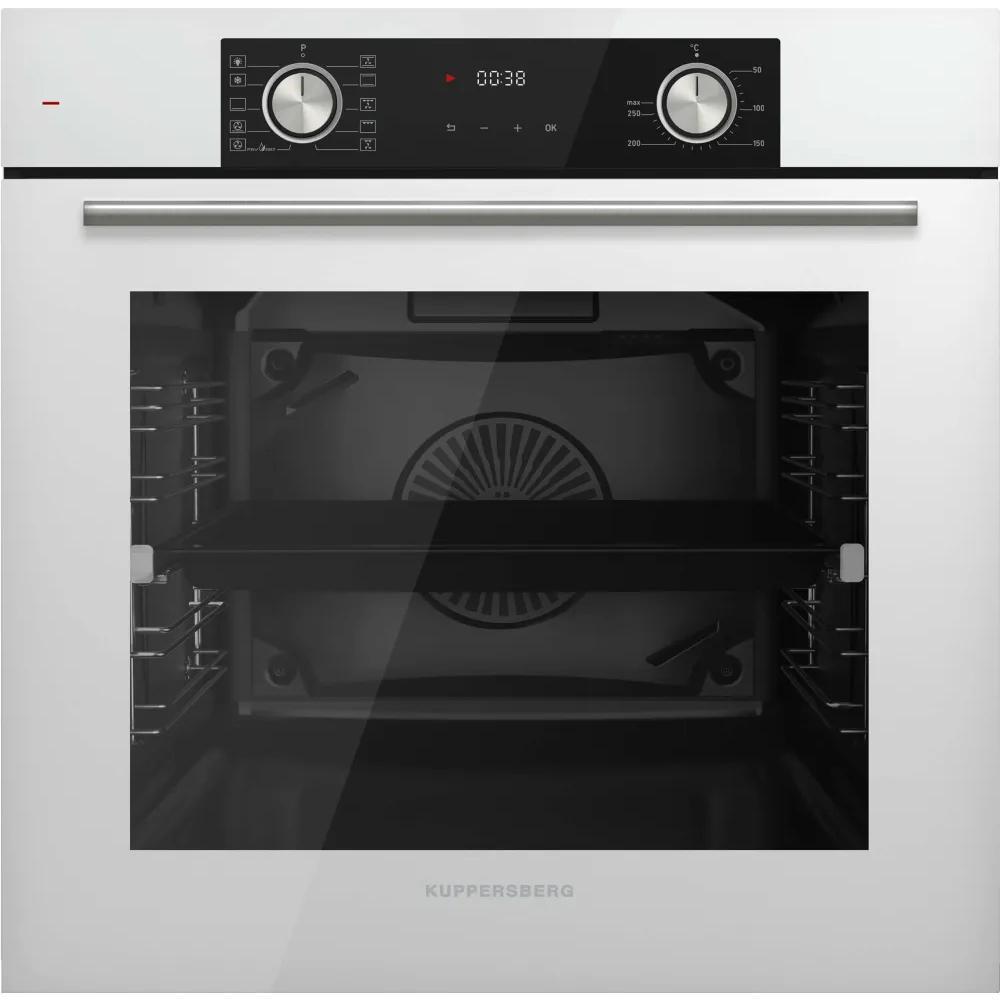 Духовой шкаф KUPPERSBERGHF 610 W 60 см, 80 л, 10 режимов, эмаль легкой очистки, поворотные переключатели, - фото 1 - id-p214918997