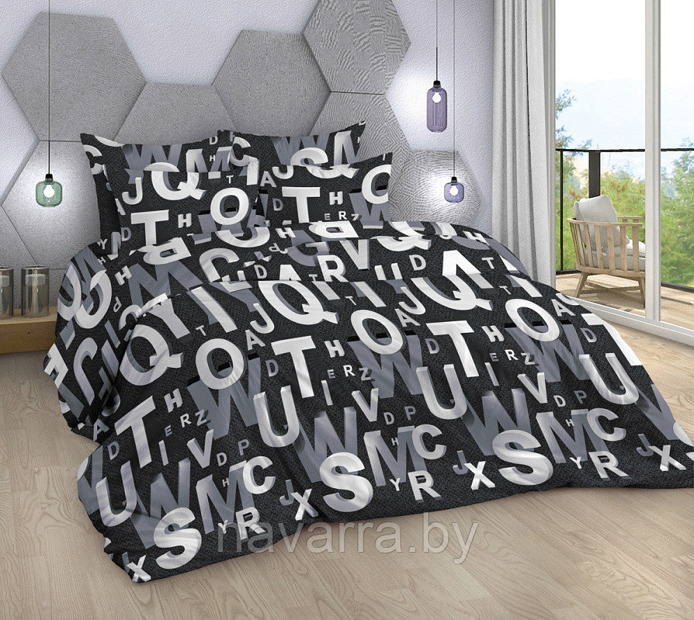 ЕВРО Комплект постельного белья "Шифр" - фото 1 - id-p204681633
