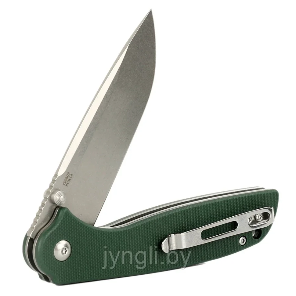 Нож складной Ganzo G6803-GR, зеленый - фото 4 - id-p214922100