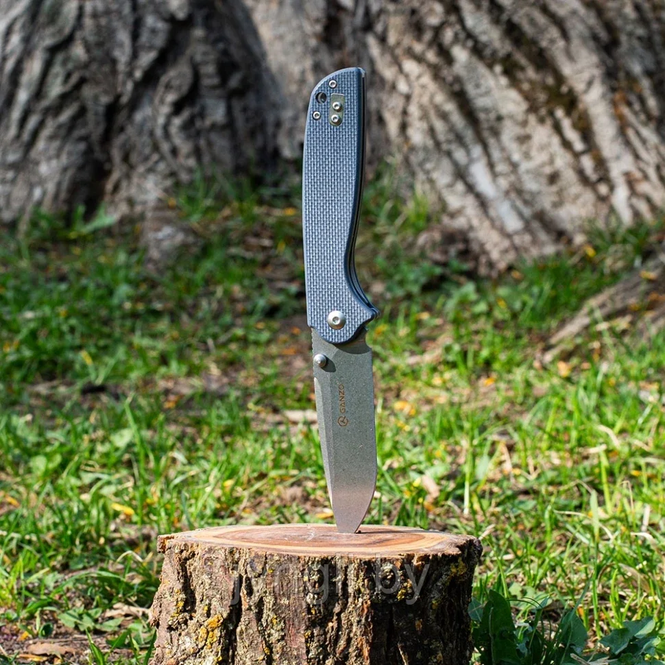 Нож складной Ganzo G6803-GY, серый - фото 6 - id-p214922135