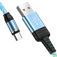 Кабель U90 Ingenious streamer charging cable for Micro синий