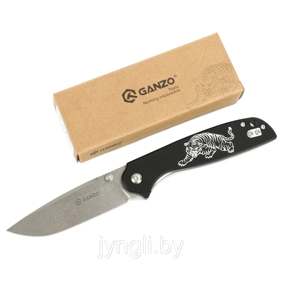 Нож складной Ganzo G6803-TG, тигр - фото 6 - id-p214922139