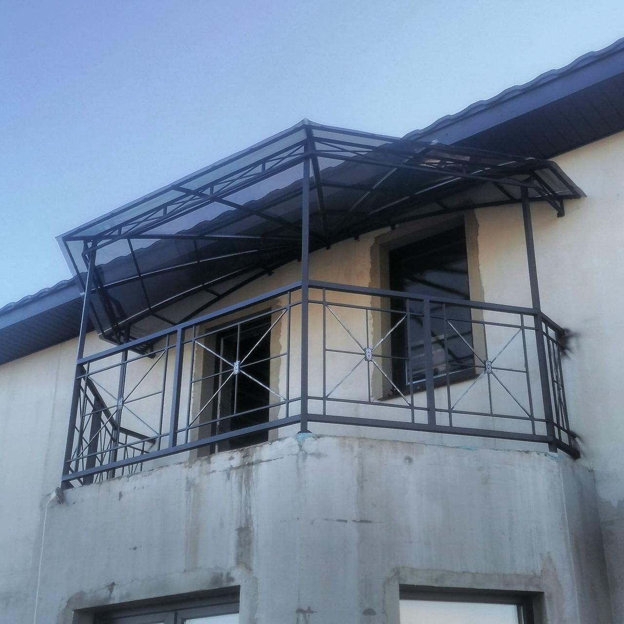 Балкон кованый декоративный Б-11 - фото 1 - id-p214922196